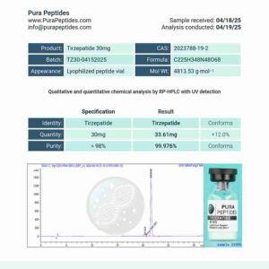 TIRZ-30 109mg Research Peptide