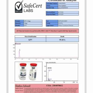 KPV 10mg Research Peptide