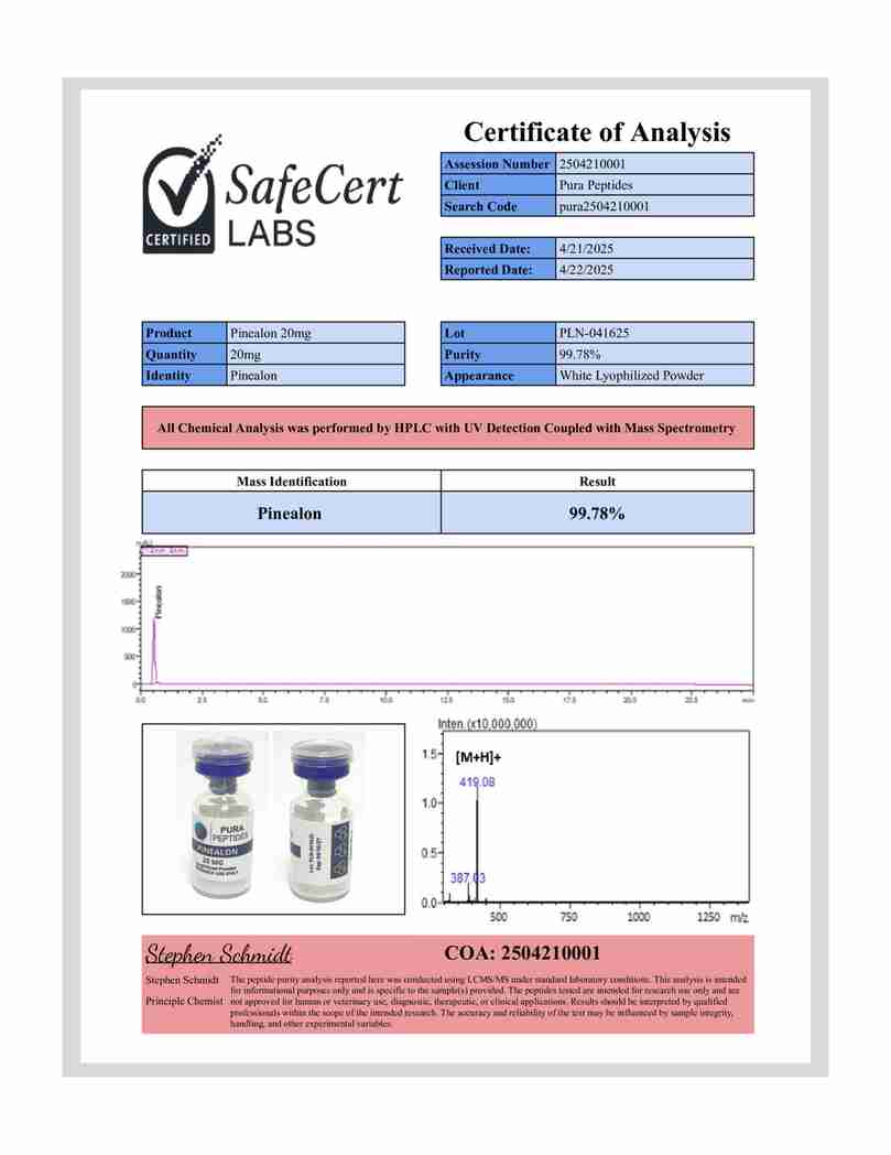 Pinealon 20mg 20mg Research Peptide Pinealon 20mg 20mg Research Peptide